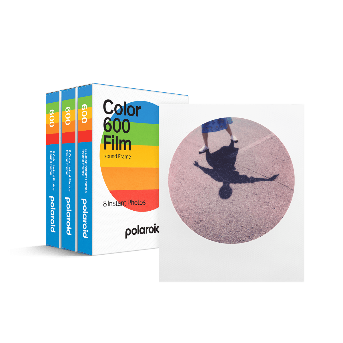 Color 600 Round Frame Film Triple Pack