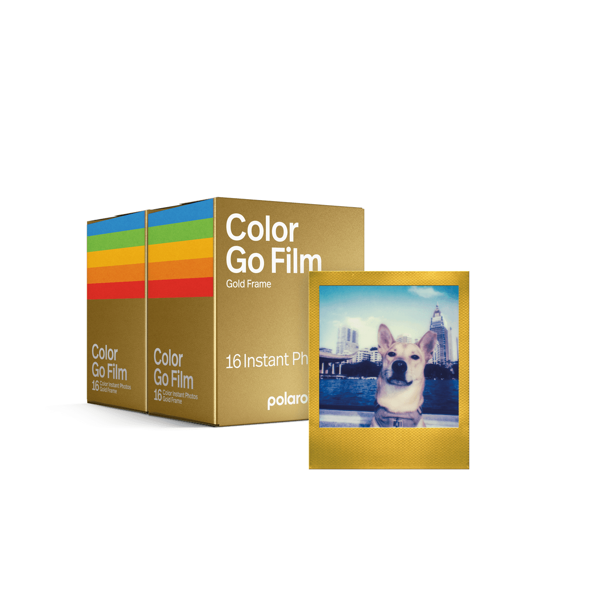 Polaroid Go Color Film Double Pack – Gold Frame x2